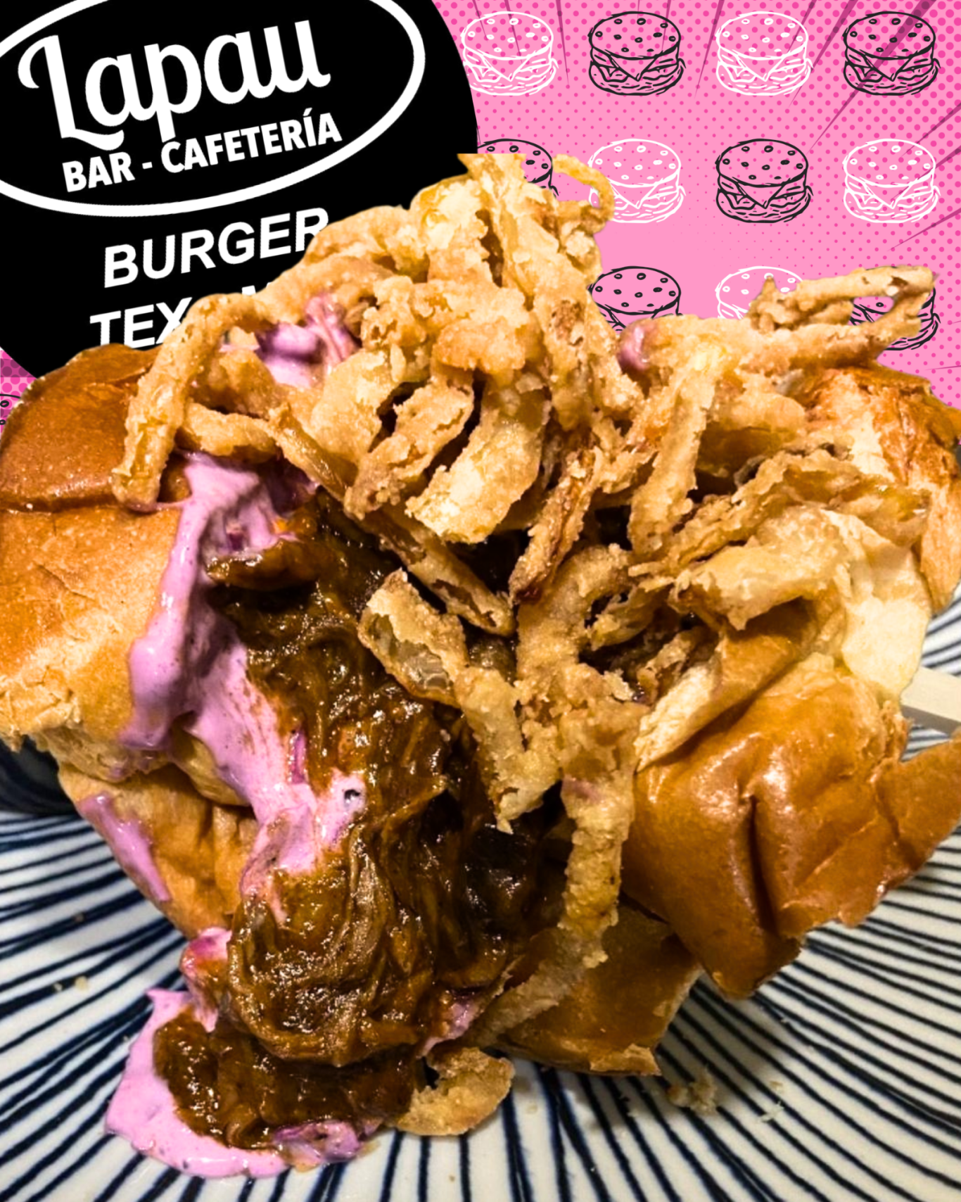 LAPAU BURGER TEX MEX publicacion muestra