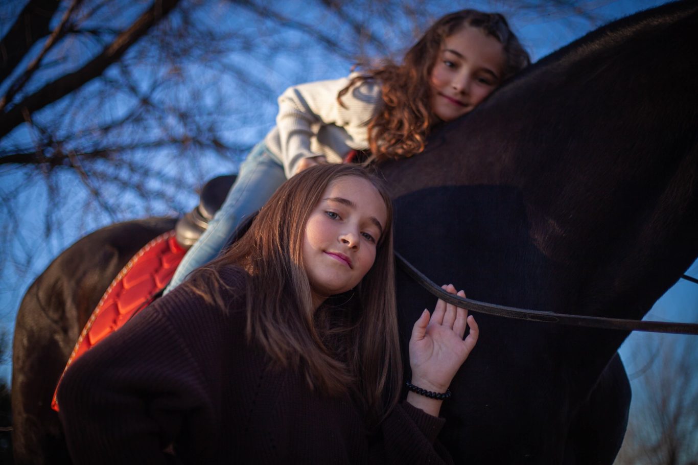 Sesión ecuestre foto muestra